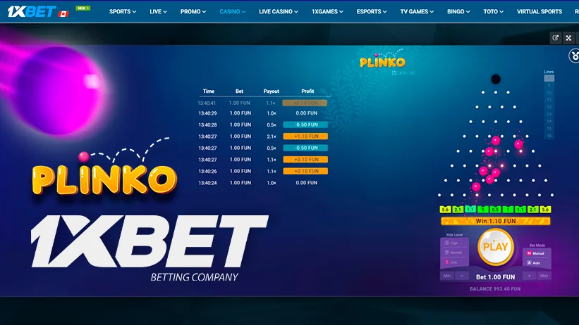 1xBet Casino games